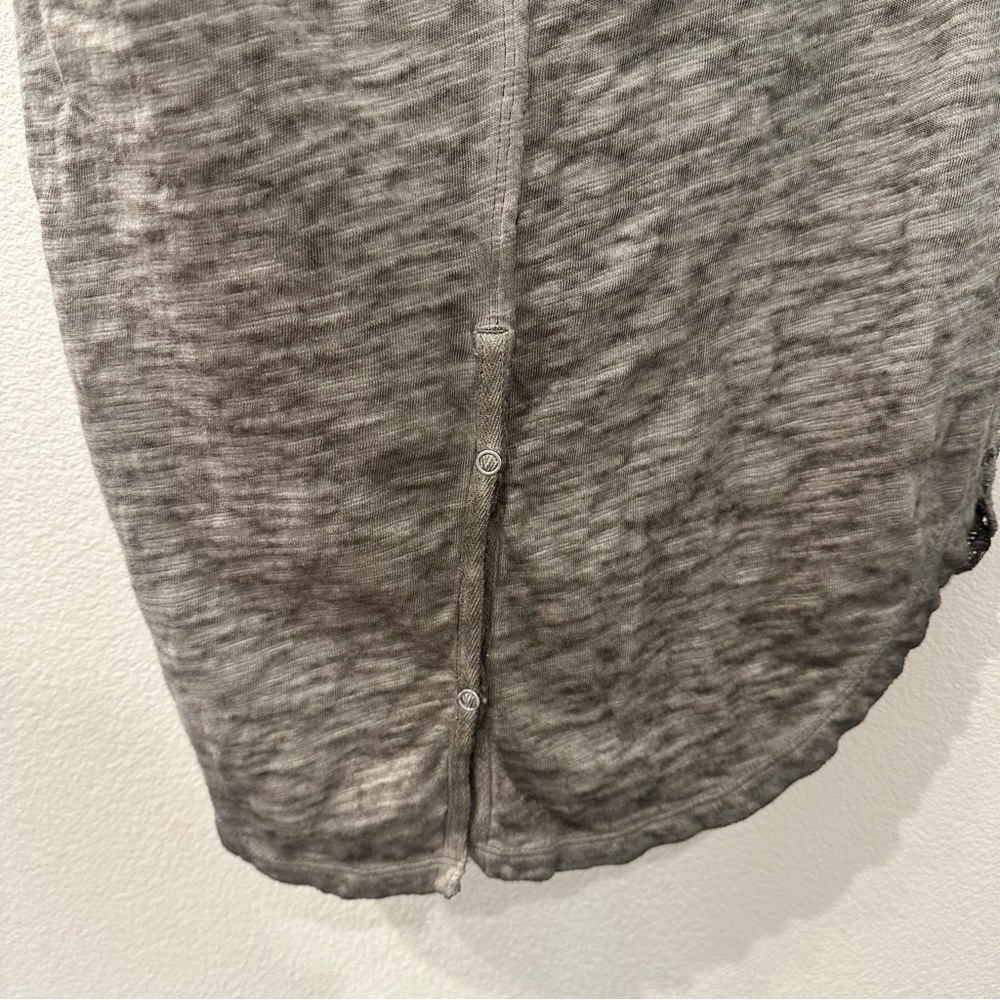 Free People Gray Lace Overlay sleeveless top - Picture 4 of 7